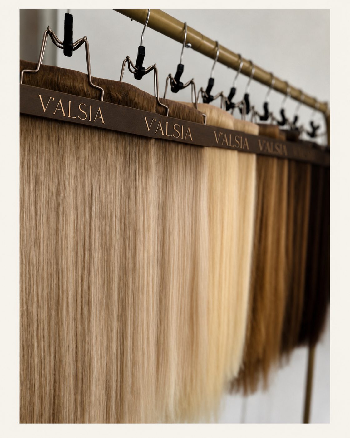 VALSIA hand-sourced human hair colour collection